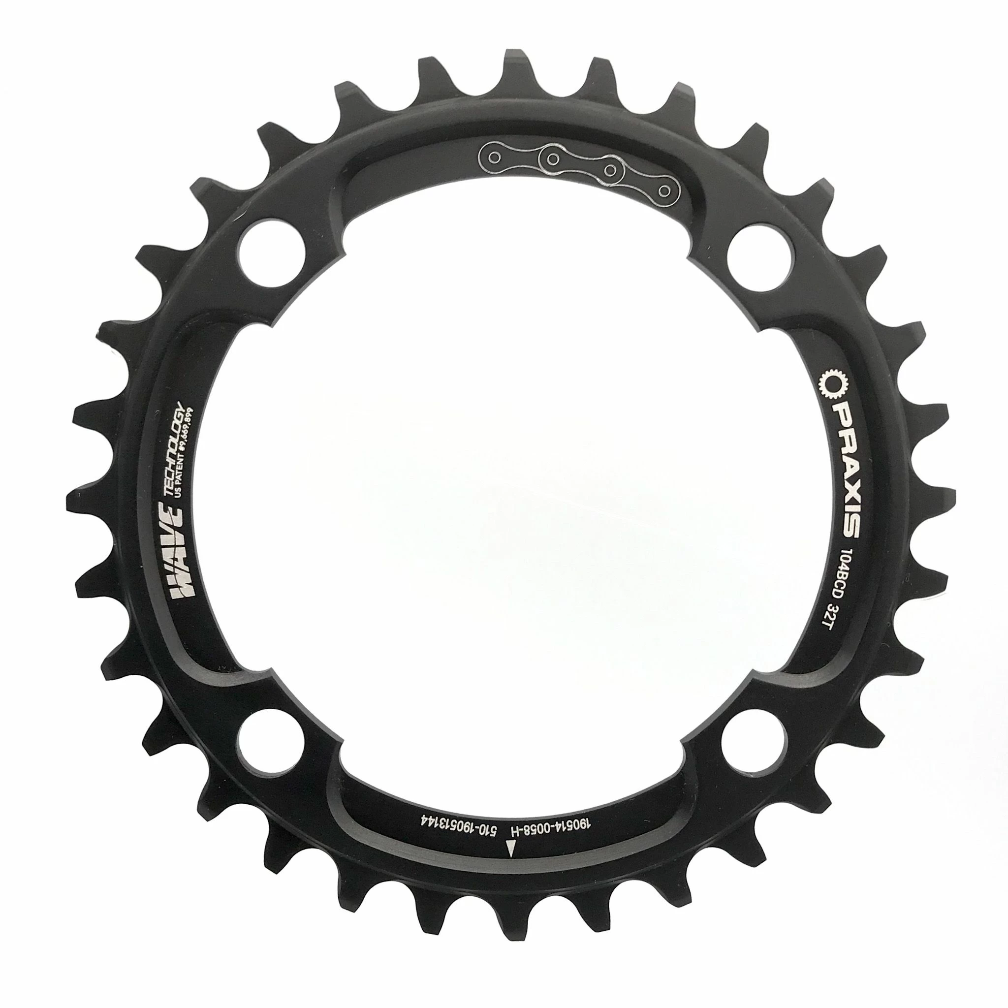 Praxis Works - Plateau VTT DM - Technologie Wave™ 104 Mm 4 Praxis Works - Plateau VTT DM - Technologie Wave™ 104 Mm – Image 2