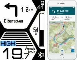 Yamaha EBike - Display C - Multifonction/Bluetooth -Pièces détachées VAE Soldes yamaha ebike ecran c multifonction navigation 3840x2160